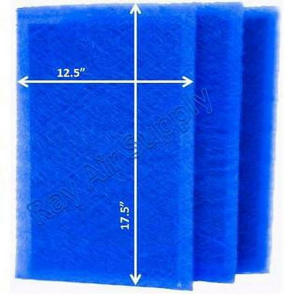 RAYAIR SUPPLY 14x20 Replacement Filter Pads Compatible with Dynamic Air Cleaner 14x20 Refills (3 Pack)