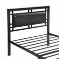 thumbnail image 4 of Twin Size Metal Bed - Sturdy & Comfortable, Easy Assembly | Black, 4 of 11