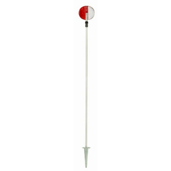 Nuvue 2665 46" To 72" Red & White Telescopic Driveway Reflector Marker - Quantity of 10