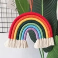 thumbnail image 2 of Oaktree Hand-woven Rainbow Hanging Decoration For Children Room Seven-strand Rainbow Hanging Decoration, 2 of 3