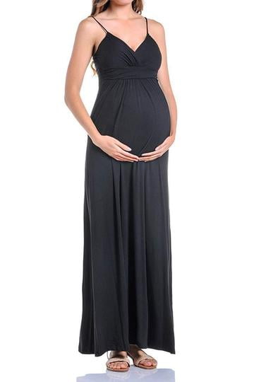walmart black maxi dress