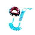 thumbnail image 4 of jinwen Surfboard Leash 4ft Kayak Leash Adjustable Belt Soft Rope Leg Rope Surfing Leash blue, 4 of 9