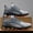 Gray orange, variant on Outdoor Men's Running Shoes, Summer breathable athletic sneakers, tough wear-resistant upper, anti-slip sole for hiking, walking and daily fitness workout.