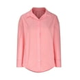 thumbnail image 6 of biudgviw Womens Fashion Shirts Loose Collared Long Sleeve Basic Tops Louneg Solid Color Buttons down Blouses, 6 of 6