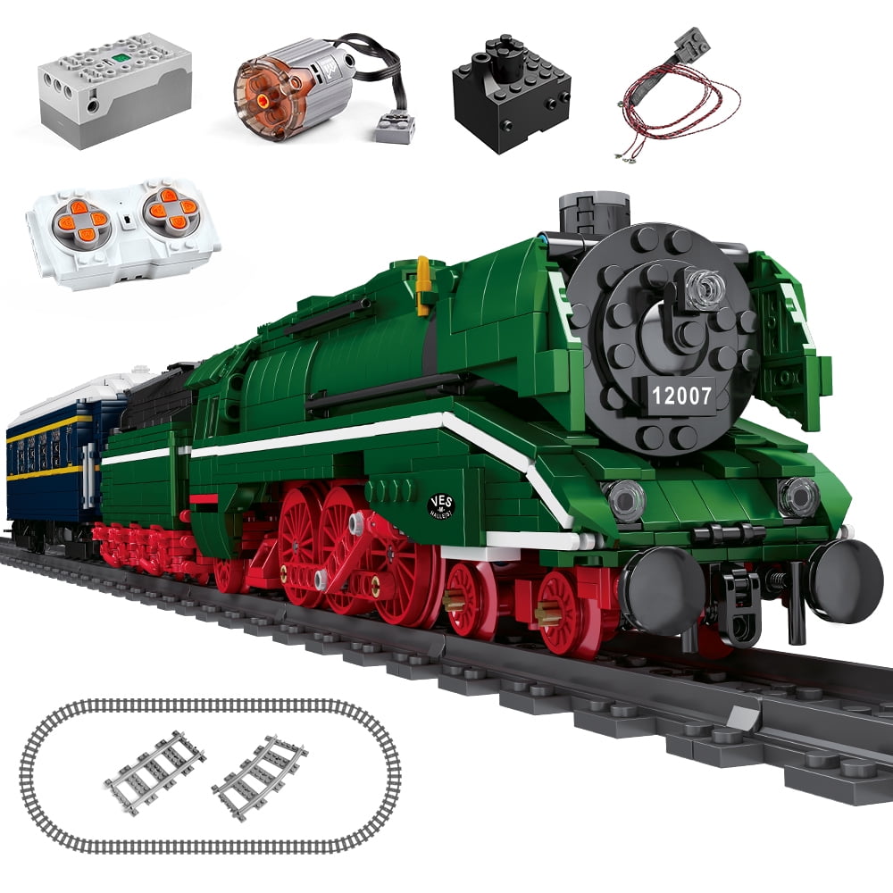 Mould King 12007 German Express Train Building Kits Model, MOC Building
