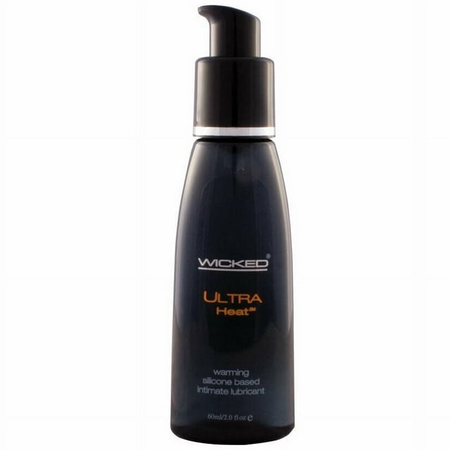 Wicked Ultra Heat Silicone Based Personal Lubricant, Warming 2 fl oz