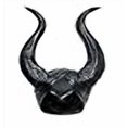 thumbnail image 3 of Black Costume Mask Masquerade Headgear Halloween Long Horns Prop, 3 of 4