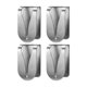thumbnail image 1 of 4 ganchos para toallas de baño, soportes para toallas de inodoro de acero inoxidable, sencillos, portátiles, para montaje en pared, herramientas para, 1 of 8