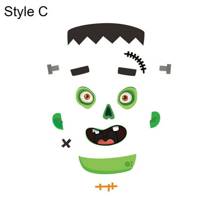 

YMheart 4Pcs/Set Halloween Style Sticker Decor Exquisite Magnet Creative Ghost Pattern Fridge Sticker for Home