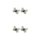 thumbnail image 1 of Advancent 2 piezas de bolso de mano con cierre en forma de insecto, monedero de repuesto, cartera, bolso, cerradura de aleación, accesorios de Plata 2piezas, 1 of 6