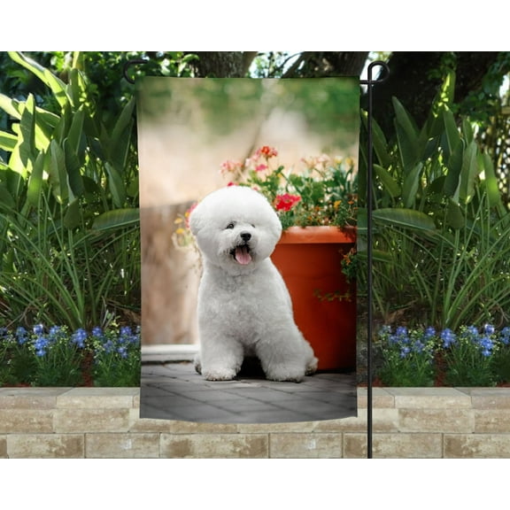 Bichon Frise Garden Flag