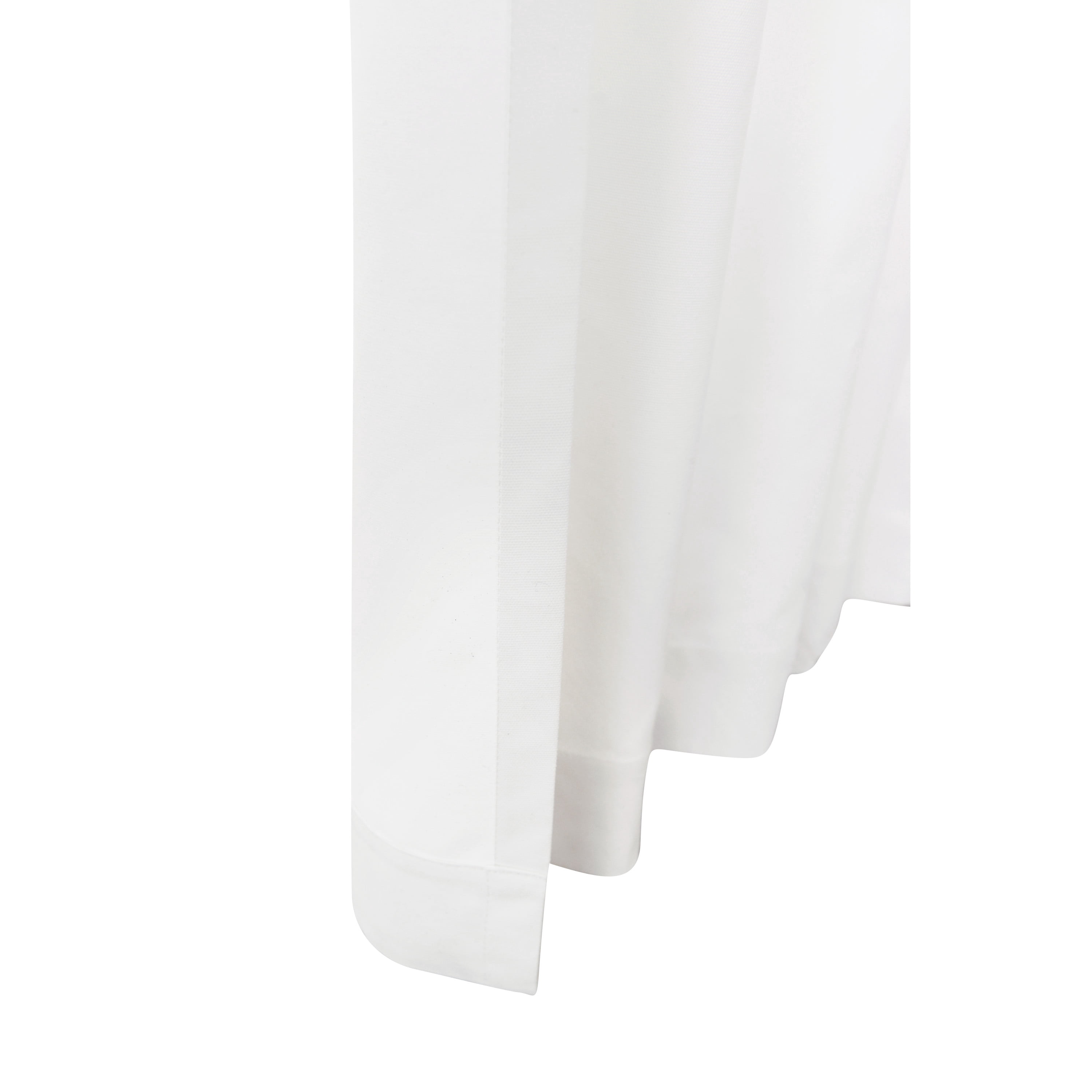 Winmate Insulated Cotton Tab Top Curtain Panel - Pair each 40" x 72" in White