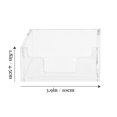 thumbnail image 2 of Desktop Tissue Box Clear Acrylic Napkin Holder for Kitchen Hotel Dining Table, 2 of 8