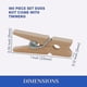 thumbnail image 1 of Pinzas para la ropa, pinzas para la ropa pequeñas de madera con agarre fuerte, para fotos, manualidades ZefeiWu 9024735321521, 1 of 1