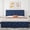 Blue, variant on Full/Queen/King Size Bed Frame with 4 Storage Drawers and Headboard, Linen Upholstered Platform Bed Frame, Diamond Stitched Button Tufted, No Box Spring Needed, Easy Assembly