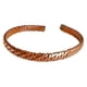 thumbnail image 1 of Brazalete Tibetano de Cobre Trenzado Ajustable, 1 of 2