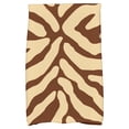 thumbnail image 1 of Simply Daisy 18" x 30" Animal Stripe Geometric Print Hand Towel, 1 of 2