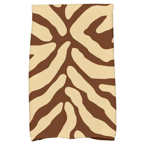 Simply Daisy 18" x 30" Animal Stripe Geometric Print Hand Towel