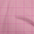 thumbnail image 1 of oneOone Cotton Poplin Pink Fabric Houndstooth Sewing Material Print Fabric By The Yard 42 Inch Wide, 1 of 4