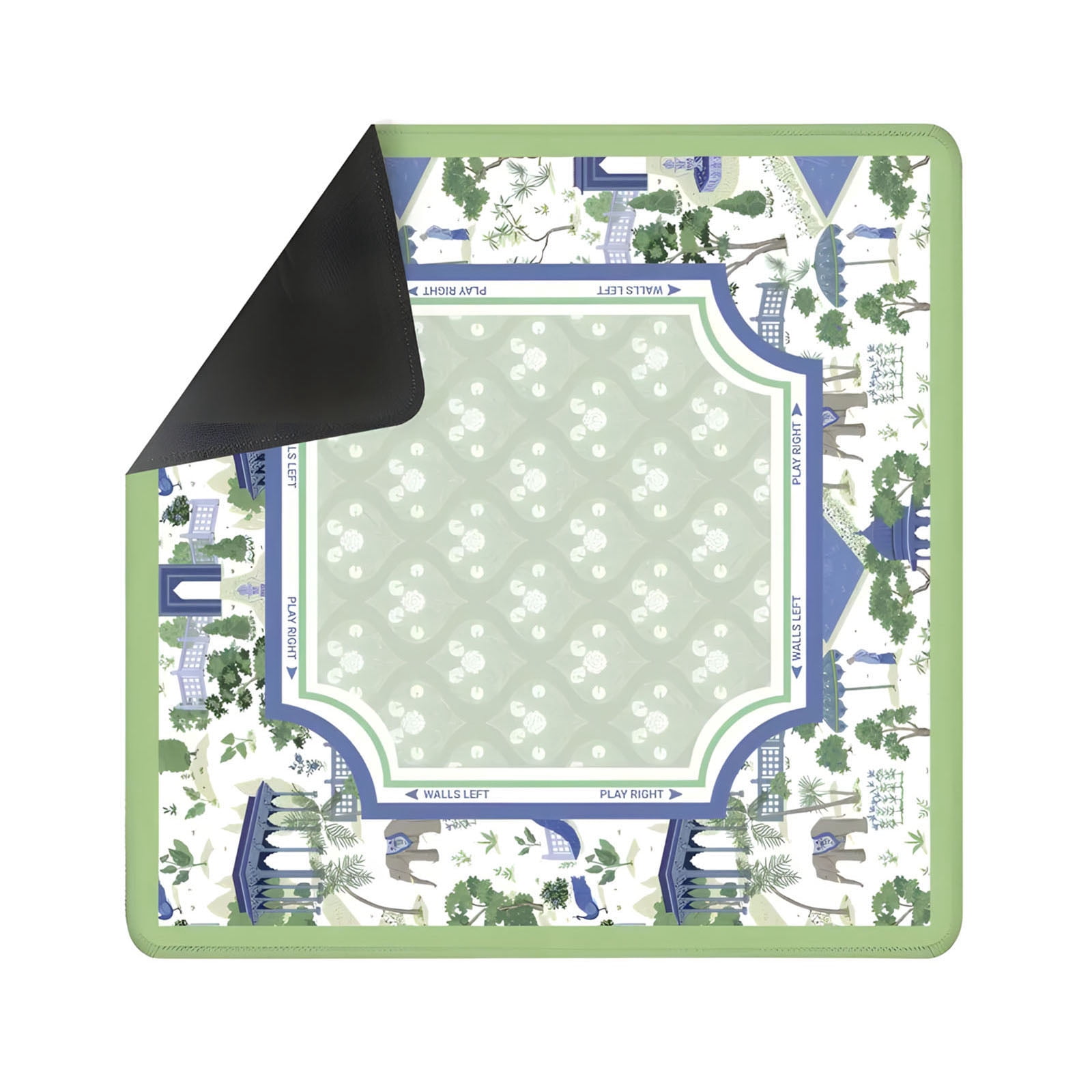 Mahjong Playing Mat With Scratch Resistant Top And Convenient Carry Bag Suitable For Indoor Outdoor Use
