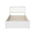 thumbnail image 4 of Bowery Hill Contemporary Full Platform Bed with Trundle in White, 4 of 7