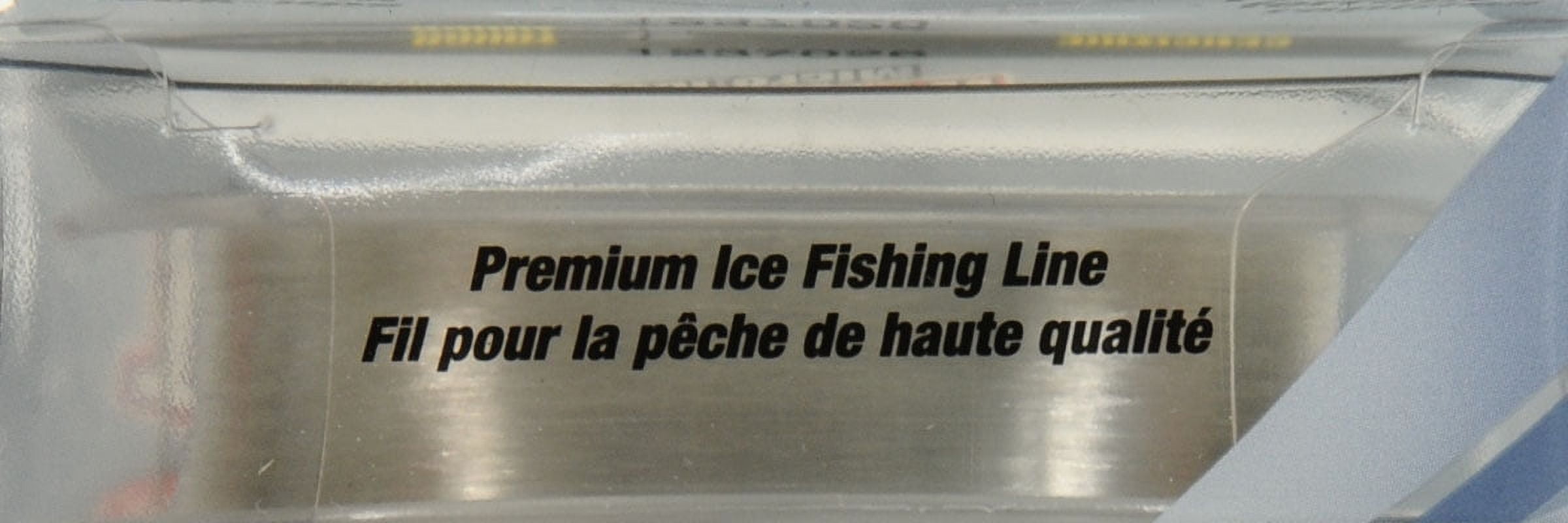 Berkley Trilene® Micro Ice® Monofilament Fishing Line, Clear Steel, 4 lb Test Strength, 110 yd