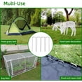 thumbnail image 6 of 100 Pack Lawn Staples, Premium Garden Landscape Staples, Galvanized Heavy-Duty Gauge Stakes, U-Shaped Tent Stakes, Anti-Rust Fence Netting Pins Ground Spikes, Sod Pins, 6 of 7