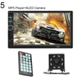 thumbnail image 2 of Zeus 7018B Radio de Voiture 2DIN Audio Bluetooth Caméra de Recul 7 Pouces Lecteur USB MP5, 2 of 7