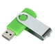thumbnail image 2 of Memoria USB portátil giratoria de 4 GB, color verde caramelo, para PC y tableta, 2 of 14
