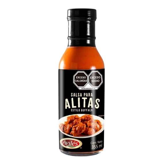 Salsa para alitas Avilés estilo buffalo 355 ml