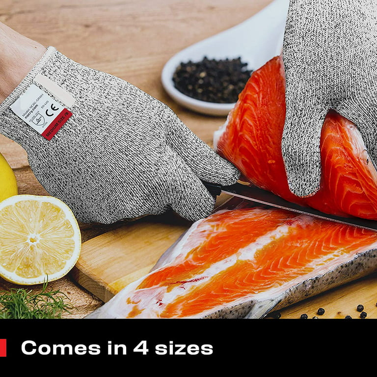 NoCry Premium Cut Resistant Gloves Food Grade — Level 5 Protection