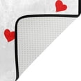 thumbnail image 5 of SKYSONIC Valentines Day Hearts Non-Slip Area Rug, Cute Llama I Love You Floor Carpet Comfort Floor Mats Decor for Indoor Front Porch Living Room Bedroom Kitchen, 36"x24", 5 of 5