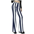 thumbnail image 1 of B91xZ Pantalon pour Femmes Sans Plis Coupe Décontractée Jambe Droite, Bleu TG, 1 of 5