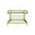 thumbnail image 3 of HomeStock African Artistry Twin/Full/Futon Bunk Bed, Green, 3 of 5