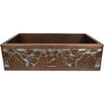 thumbnail image 2 of Premier Copper Products Ksp3_Kasdb33229g-Nb 33" Single Basin Copper Farmhouse Si - Bronze, 2 of 9