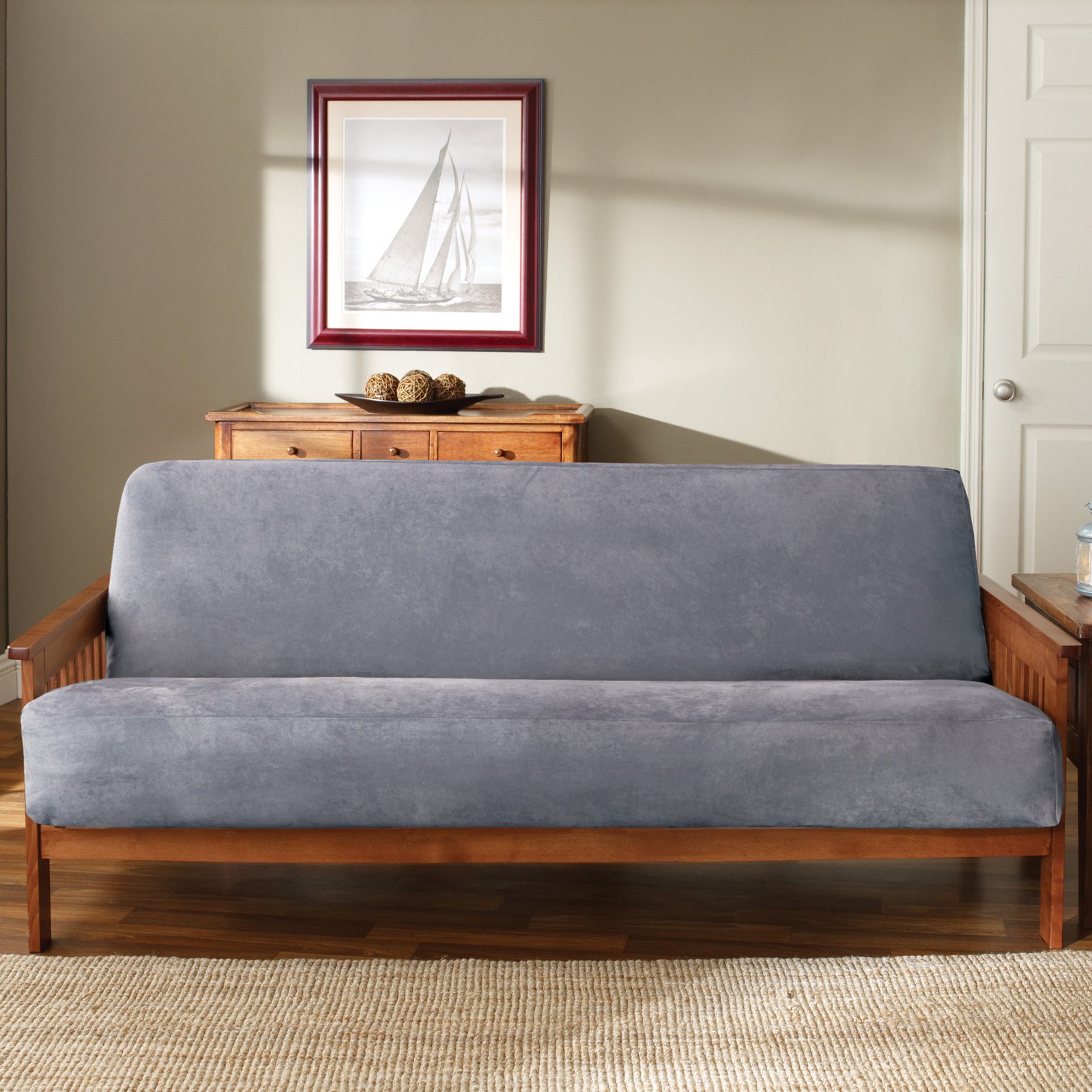 Sure-Fit Soft Suede Futon Slipcover, 1 Each - image 2 of 2