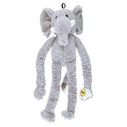 Multipet Swingin' Safari Plush Squeaky Elephant Dog Toy