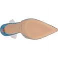 thumbnail image 4 of Nine West Fabry 5 Blue Multi Pointed Toe Slip On Stiletto Heel Formal Dress Pump (Blue Multi, 10), 4 of 5