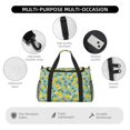 thumbnail image 4 of Fotbe Lemon (3) Bolsa de Viaje con Estampado, Bolsa de Fin de Semana para Mujer con Compartimento para Zapatos, Bolsa de Gimnasio con Bolsillo Húmedo, 4 of 7