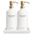 thumbnail image 1 of Vine Creations Glass Soap Dispenser Set, Kitchen, 1 of 6