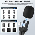 thumbnail image 2 of Manija de micrófono portátil GAHOGA para DJI Rode Wireless GO con 3 filtros antipop, 2 of 7