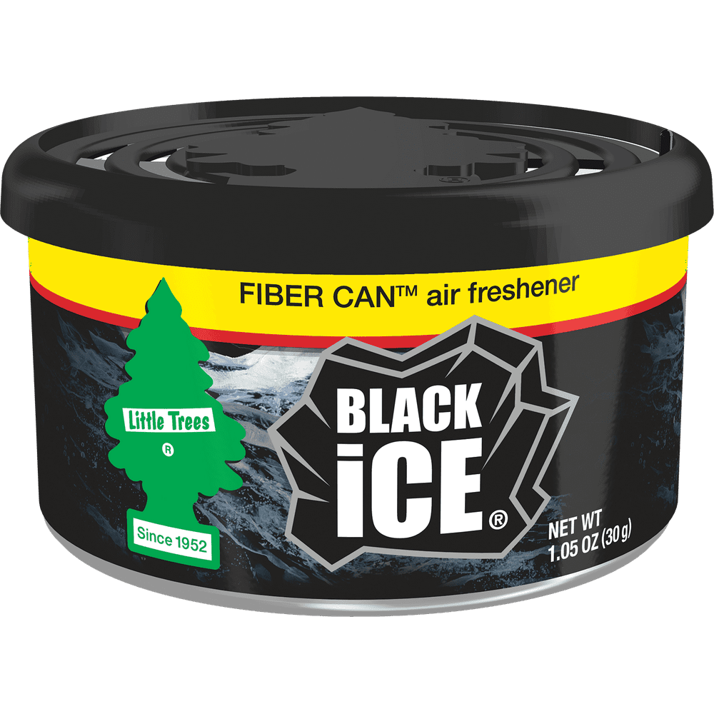 Little Trees Air Freshener Fiber Can Black Ice 1.05oz