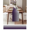 thumbnail image 4 of Table Runner 72 Inches Long for Kitchen Dining, Grey Purple, Dresser Scarf Farmhouse, Dining Table Decorations for Wedding/Parties, Gradient Ombre Modern Abstract Color Art 18 x 72 In, 4 of 9