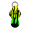Black/Green/Yellow, variant on Flamin' Hot Lip Balm Holder