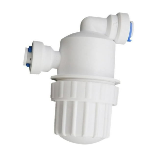 Mini 2-way Water Hose Connector Garden Misting System Water Filter Pipe Connector with Stainless Steel Mesh Filter