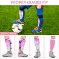 thumbnail image 2 of Soccer Shin Guards for Kids Girls Toddler Shin Pads Protection Soccer Gear for Kids 2-7 Years Old Girls Toddler Shin Guards Soccer Equipment for Football Games, 2 of 7