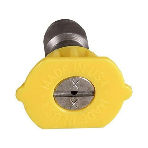 Mi-T-M AW-0018-0150 High-Pressure Nozzle, 15 Degrees, 3.0 Orifice, Yellow - Quantity 4