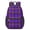 Purple and Pink, variant on Black and White Checkered Pattern 17" School Backpacks for Teens,Waterproof Oxford Fabric,S-Shape Padded Straps for School,Travel,Hiking,Camping