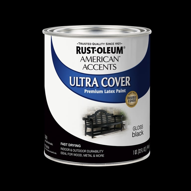 Rust-Oleum Painter's Touch Ultra Cover Gloss Black, Quart photo 1