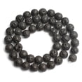 thumbnail image 5 of Venta al por mayor de cuentas redondas de piedra de lava volcánica negra natural de 4-14 mm, tamaño a elegir de 15 pulgadas para hacer joyas, pulseras de bricolaje, 5 of 5